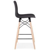 Halfhoge kruk &#039;MOZAIK MINI&#039; zwart Scandinavische stijl