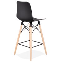 Halfhoge kruk &#039;MOZAIK MINI&#039; zwart Scandinavische stijl