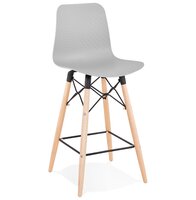 Halfhoge kruk &#039;MOZAIK MINI&#039; grijs Scandinavische stijl
