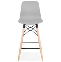 Halfhoge kruk &#039;MOZAIK MINI&#039; grijs Scandinavische stijl