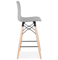 Halfhoge kruk &#039;MOZAIK MINI&#039; grijs Scandinavische stijl
