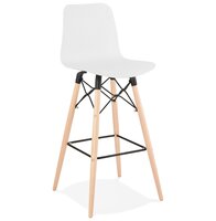 Design barkruk &#039;MOZAIK&#039; wit Scandinavische stijl