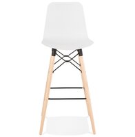 Design barkruk &#039;MOZAIK&#039; wit Scandinavische stijl