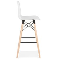 Design barkruk &#039;MOZAIK&#039; wit Scandinavische stijl