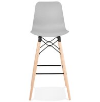 Design barkruk &#039;MOZAIK&#039; grijs Scandinavische stijl