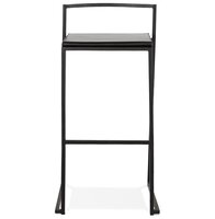 Barkruk design &#039;CASA&#039; zwarte industri&euml;le stijl stapelbaar