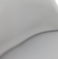 Grijze design barkruk &#039;LEMON&#039; met witte metalen poten