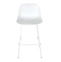 Halfhoge witte kruk &#039;GRANO MINI&#039; voor binnen/buiten