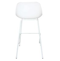 Halfhoge witte kruk &#039;GRANO MINI&#039; voor binnen/buiten