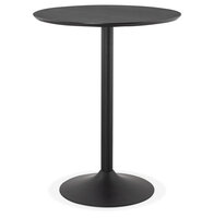 Staantafel / hoge tafel &#039;OSTERIA&#039; zwart - &Oslash; 90 cm