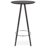 Hoge design tafel / Statafel &#039;GALA&#039; in zwart hout