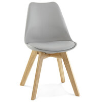 Moderne stoel &#039;TEKI&#039; grijs