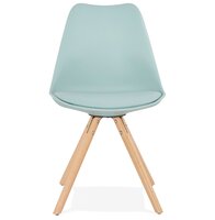 Blauwe, Scandinavische stoel &#039;GOUJA&#039;
