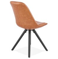 Design stoel &#039;STREET&#039; bruin industri&euml;le stijl
