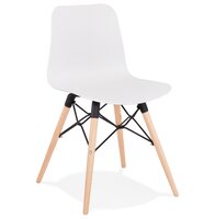 Scandinavische stoel &#039;TONIC&#039; wit design