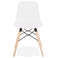 Scandinavische stoel &#039;TONIC&#039; wit design