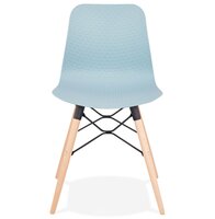 Scandinavische stoel &#039;TONIC&#039; blauw design
