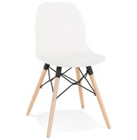 Witte moderne Scandinavische stoel &#039;EPIK&#039;