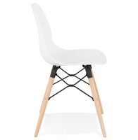Witte moderne Scandinavische stoel &#039;EPIK&#039;