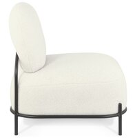 Lounge stoel &#039;ORSO LOUNGE&#039; in beige boucl&eacute;stof