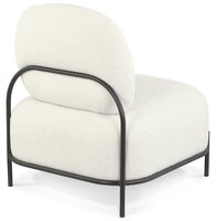 Lounge stoel &#039;ORSO LOUNGE&#039; in beige boucl&eacute;stof