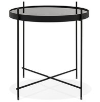 Zwarte opklapbare bijzettafel &#039;KOLOS&#039;