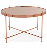 Lage tafel &#039;KOLOS MEDIUM&#039; koperkleurig