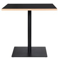 Zwarte vierkante tafel &#039;FUSION SQUARE&#039; - 80x80 cm