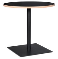 Zwarte ronde tafel &#039;FUSION ROUND&#039; - &Oslash; 80 cm