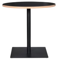Zwarte ronde tafel &#039;FUSION ROUND&#039; - &Oslash; 80 cm
