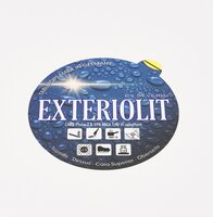 Rond eettafeltje &#039;LUCETTE&#039; van hout en wit gietijzer - &Oslash; 68 cm