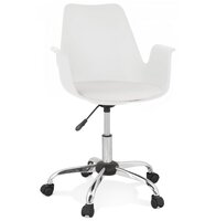 Witte design bureaustoel &#039;TRIP&#039; met armleuningen