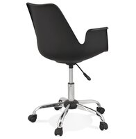 Zwarte design bureaustoel &#039;TRIP&#039; met armleuningen