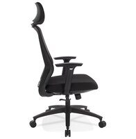 Ergonomische bureaustoel &#039;PELIKAN&#039; van zwarte stof