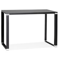 Hoge tafel/bureau van zwart hout &#039;XLINE HIGH TABLE&#039; - 140x70 cm