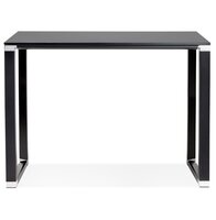 Hoge tafel/bureau van zwart hout &#039;XLINE HIGH TABLE&#039; - 140x70 cm
