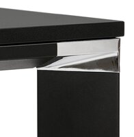 Hoge tafel/bureau van zwart hout &#039;XLINE HIGH TABLE&#039; - 140x70 cm