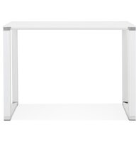 Hoge tafel/bureau van wit glas &#039;XLINE HIGH TABLE&#039; - 140x70 cm