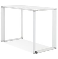 Hoge tafel/bureau van wit glas &#039;XLINE HIGH TABLE&#039; - 140x70 cm