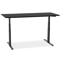 Zwarte elektrische zit/sta-bureau &#039;BIONIK&#039; - 180x90 cm