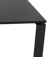 Zwarte vergadertafel / bench-bureau &#039;BAKUS SQUARE&#039; - 160x160 cm