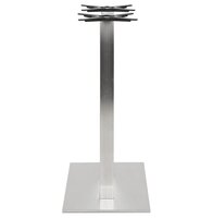 Tafelpoot van geborsteld metaal &#039;KARO DOUBLE&#039; 100 cm