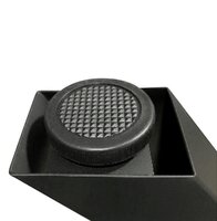 Tafelpoot &#039;SION 75&#039; zwart in metaal