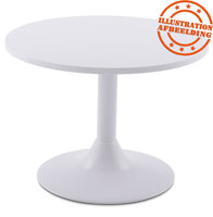 Wit, rond tafelblad &#039;RINGO&#039; &Oslash; 70cm