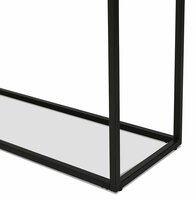 Industri&euml;le consoletafel &#039;RIVER&#039; van hout en metaal