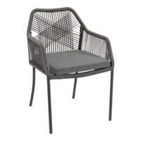 Outdoor Living - Stapelstoel Akita grijs