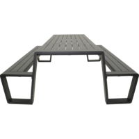 Outdoor Living &ndash; Picknickset Estilo antraciet 220 cm