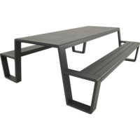 Outdoor Living &ndash; Picknickset Estilo antraciet 220 cm