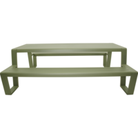 Outdoor Living &ndash; Picknickset Estilo zachtgroen 220 cm