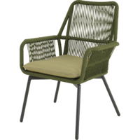 Outdoor Living - Stoel Silas groen